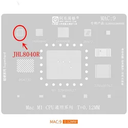 solder paste stencil for NPCX797FC0BX JHL8040R  JHL8010R 9239HI 9240HI NPCX897KA0BX NPCX997KAABX MEC1723 MEC1503 343S00438 BGA