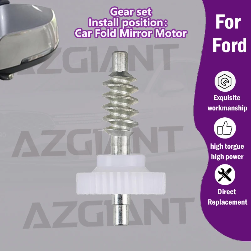 

For Ford Kuga MK3/Lobo/Mondeo V/C-Max MK3/Galaxy IV MK4 Car Exterior Auxiliary folding mirror motor inner 35T gear set durable