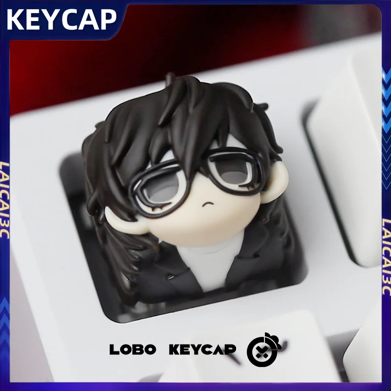 

Cute Persona Theme Keycaps ESC Resin Cherry Profile Mechanical Keyboard 3D Cartoon Anime Gift Collectibles PC Game Accessories