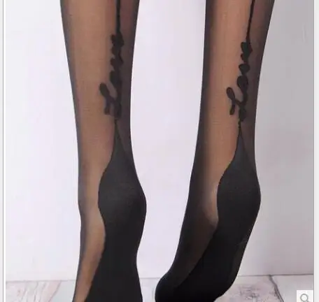 Fashion Womens Lady Girls Black Sexy Fishnet Pattern Jacquard Stockings Pantyhose Tights Styles Woman 1pcs dww30