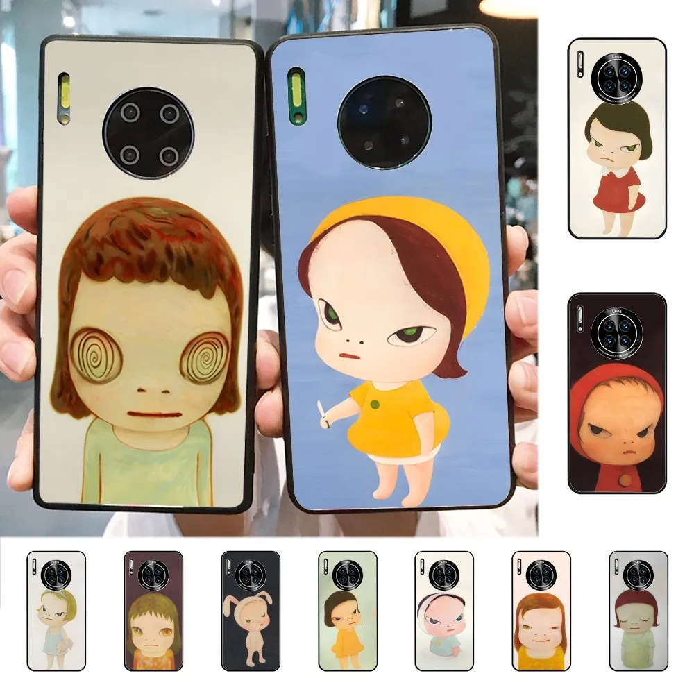 Y-Yoshitomo Girl NaraS Phone Case For Huawei Mate 10 20 30 40 50 Lite Pro Nova 3 3i 5 6 SE 7 Pro 7SE