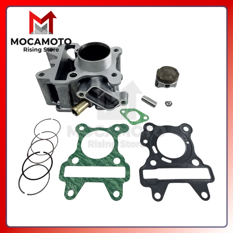 For Yamaha YW50F FX Zuma XC50 Vino50 BX50 Gear CE50 Jog NS50F XF50 C3 4T Motoblock Engine Parts 60CC 42MM Big Bore Cylinder Kit