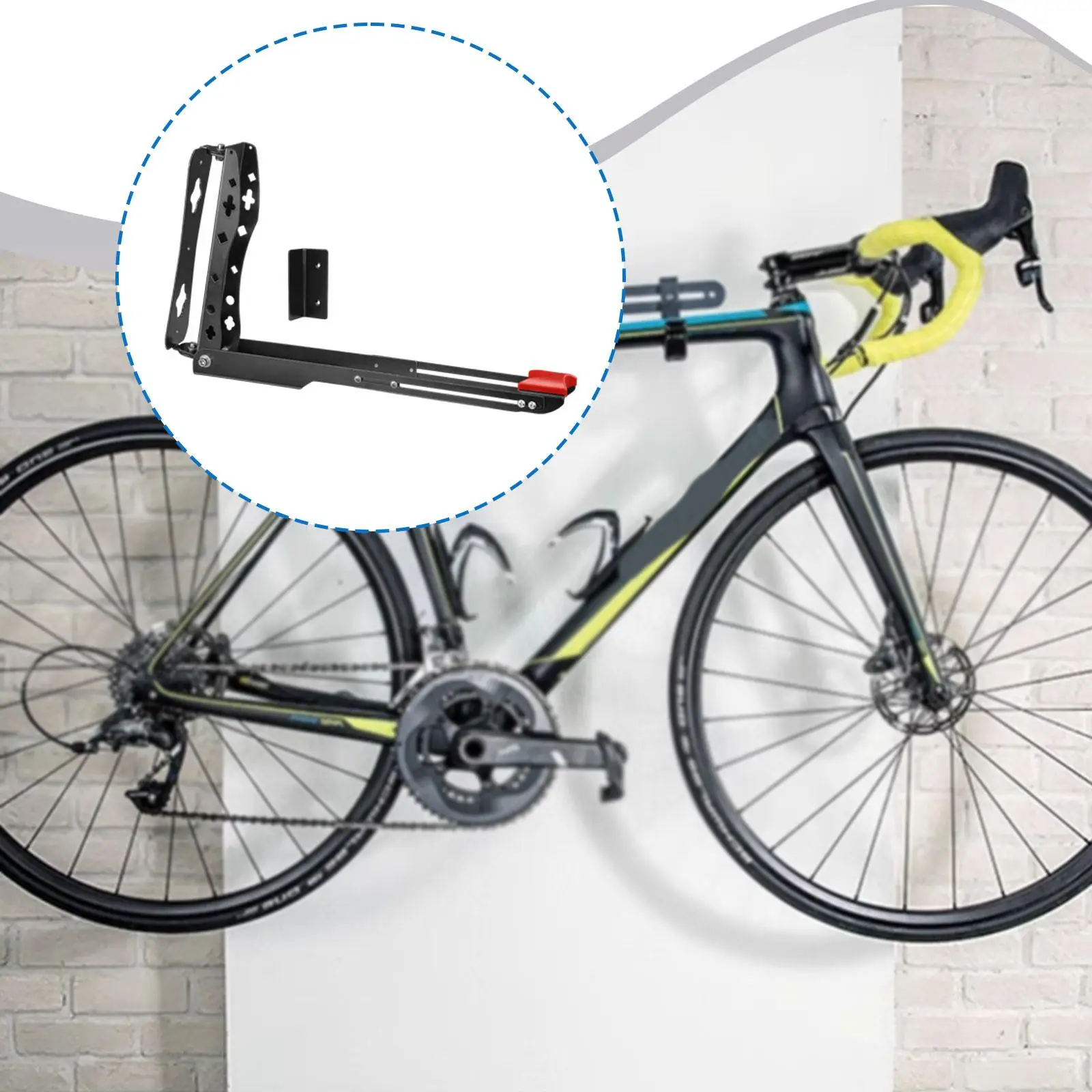 

Bike Storage Rack Bike Swivel Rack Display Stand Foldable Vertical Sturdy