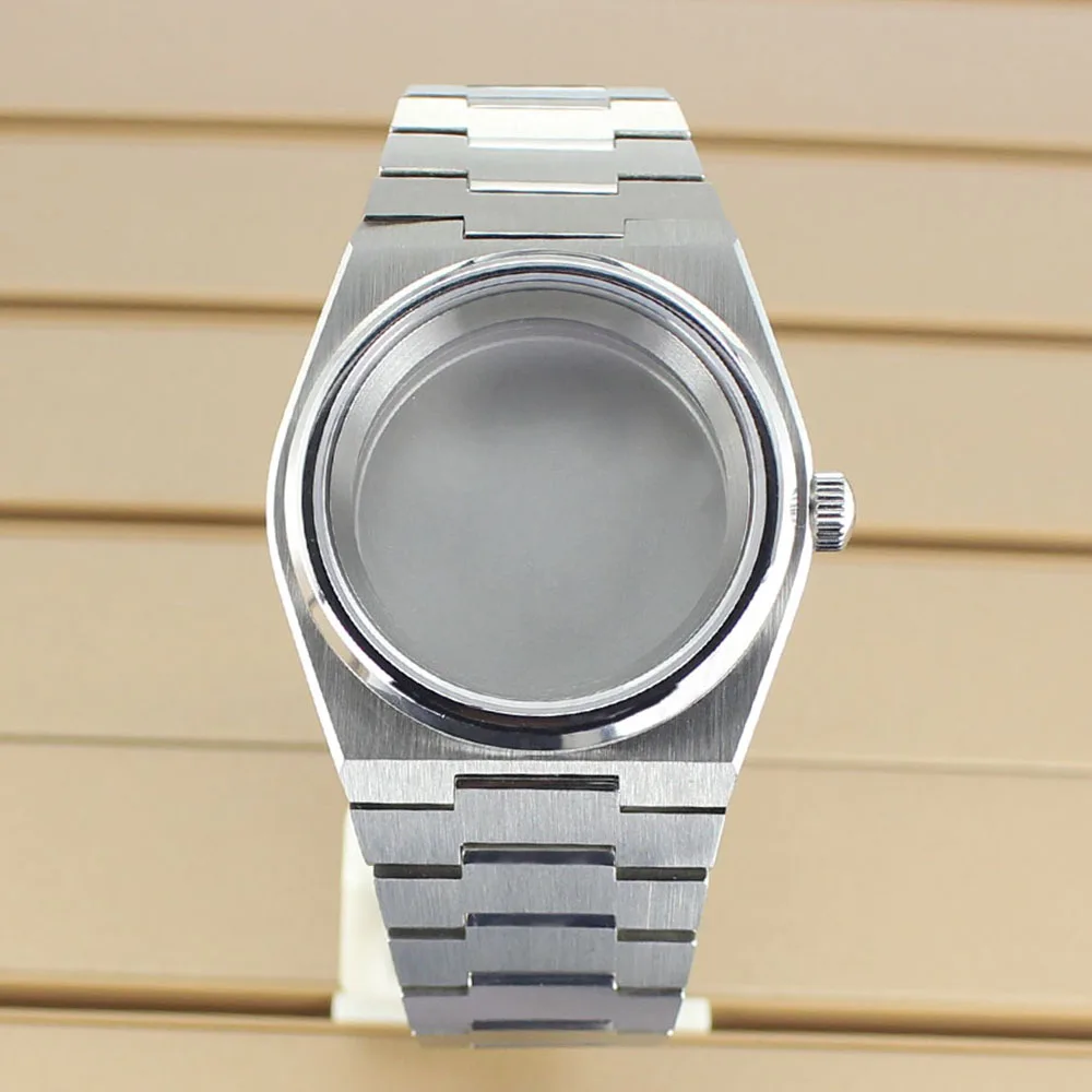 

Корпус часов из серебристого сапфирового стекла, 40 мм, для модификации PRX Super Player, механизм NH34, NH35, NH36, NH38, сменная деталь с цельным нижним корпусом