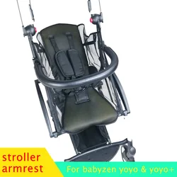 Acessório para carrinho de bebê, barra de amortecimento, tecido oxford ou de couro, ideal para descanso de braço babybaby