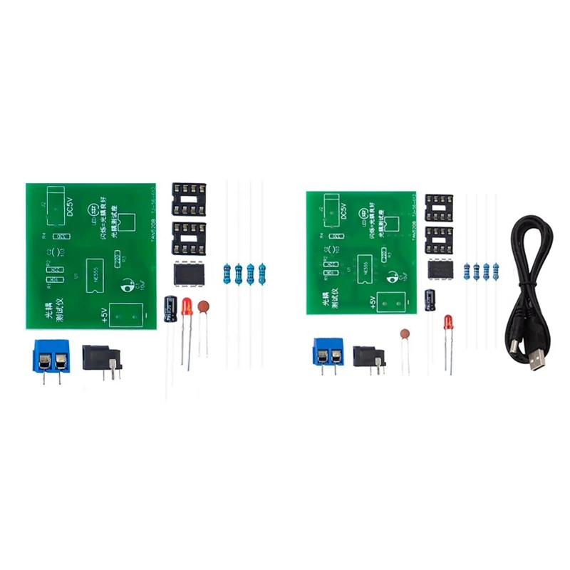 Promotion! Optocoupler Tester Kit 555 Application Circuit Board Practice Welding DIY Electronic Spare Parts Kit