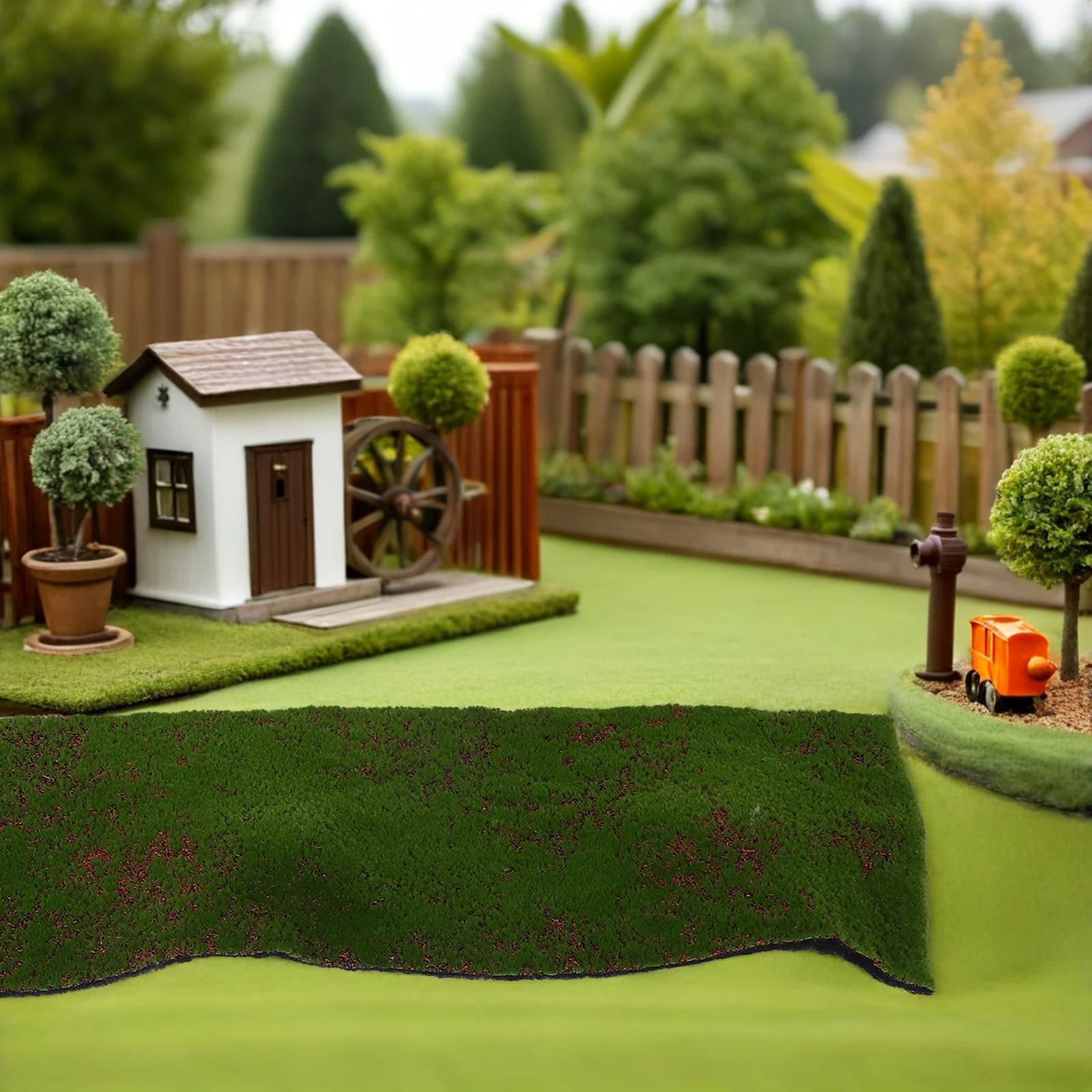 

30Cmx1M Artificial Mat Realistic Faux Moss Sheet For Indoor Outdoor Decor Diy Craft Projects Planters Backyard Balcony