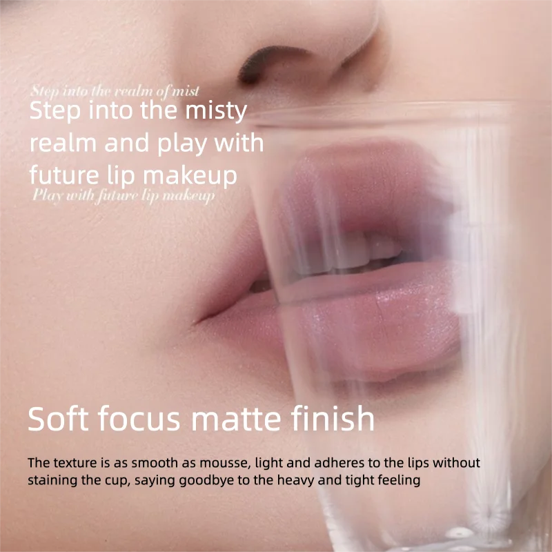 KAXIER Misty Hydrating Matte Lip Mud, Soft And Creamy With A Matte Finish That Conceals Lip Lines, Has A Silky Smooth Texture