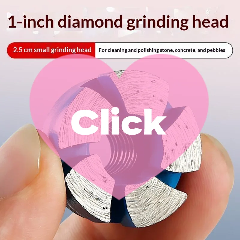 25MM Small Diamond Grinding Wheel Disc Durable Flat Head With M10 Thread For Angle Grinder - Dedicated Grinding Tool Polishing