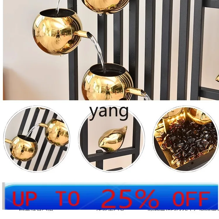 

yjq entrance porch partition floor-to-ceiling water ornament large staircase simple decoration creative fountain
