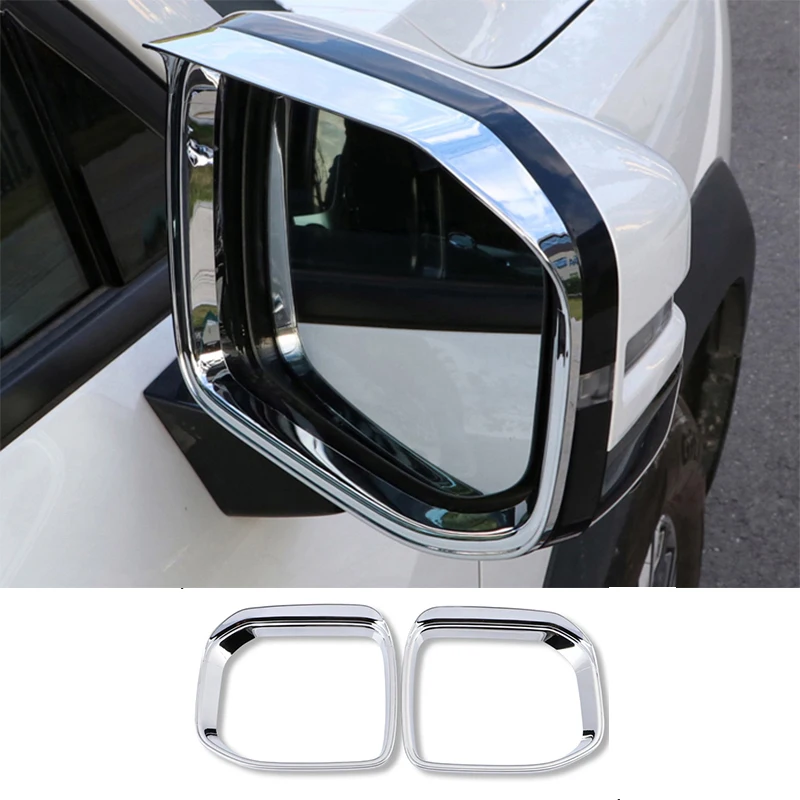 For GWM Great Wall Haval Dargo 2022 2023 ABS Car Rearview Mirror Eyebrow Shield Cover Trims Sticker Decoration Accessories