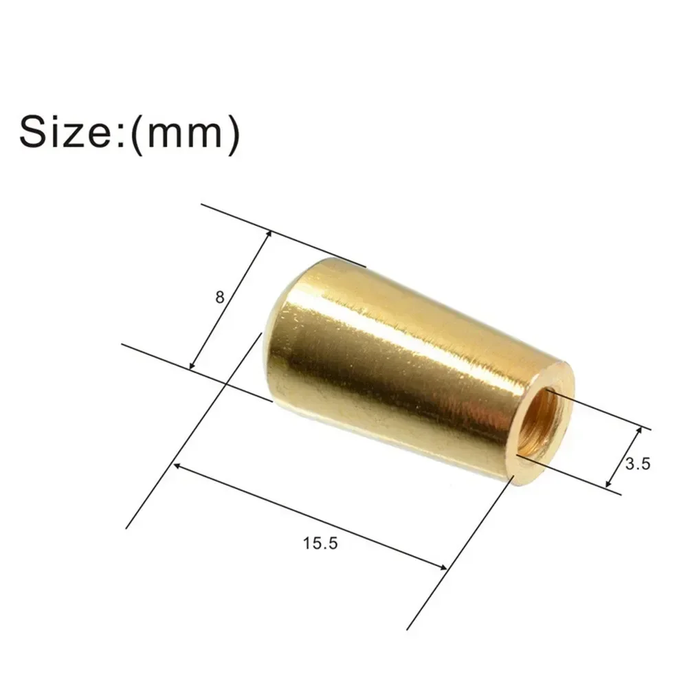 Guitar 3 Way Toggle Switch Tip 3.5mm Screw Thread Knobs Tip Cap Button To For Les Paul Or SG Style Electric Guitars Parts Metal
