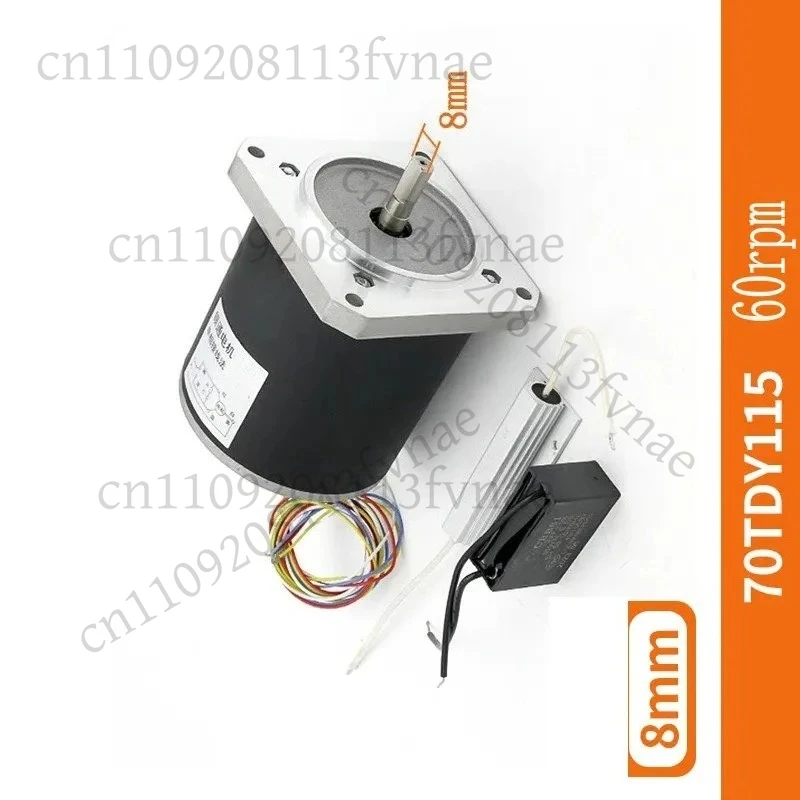 

Низкоскоростной синхронный двигатель с постоянными магнитами 220/380В, 60/115 об/мин, 70/90/110/130TDY060/115, корректирующий двигатель