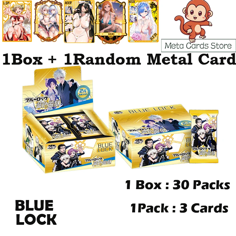 

Card Search Club Blue Lock Card Japanese Anime Hobby Collectible CCG Rare Cards Table Battle Game Cards Doujin Booster Box Toy