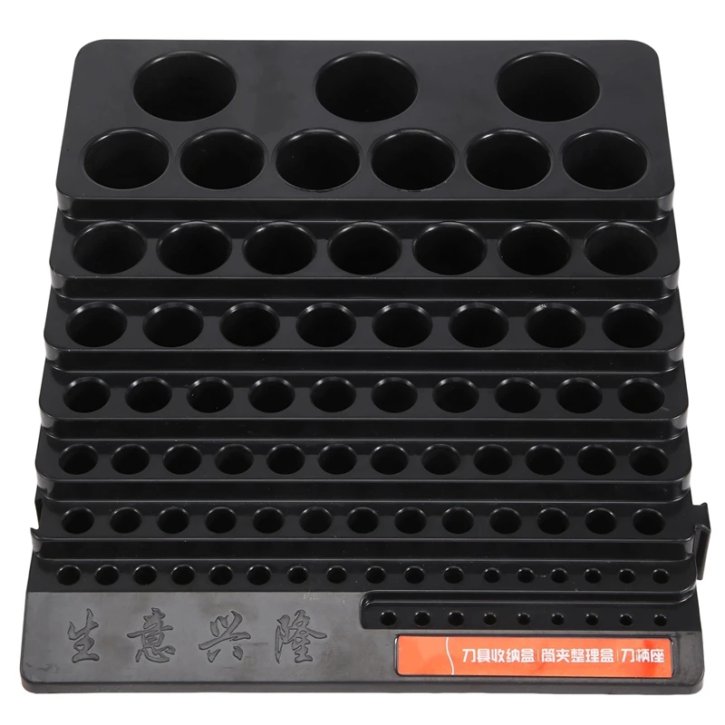 

Drill Bit Storage Box Milling Cutter Saving Space Drill Finishing Holder Organizer Case Box For Home DIY Woodworking Use