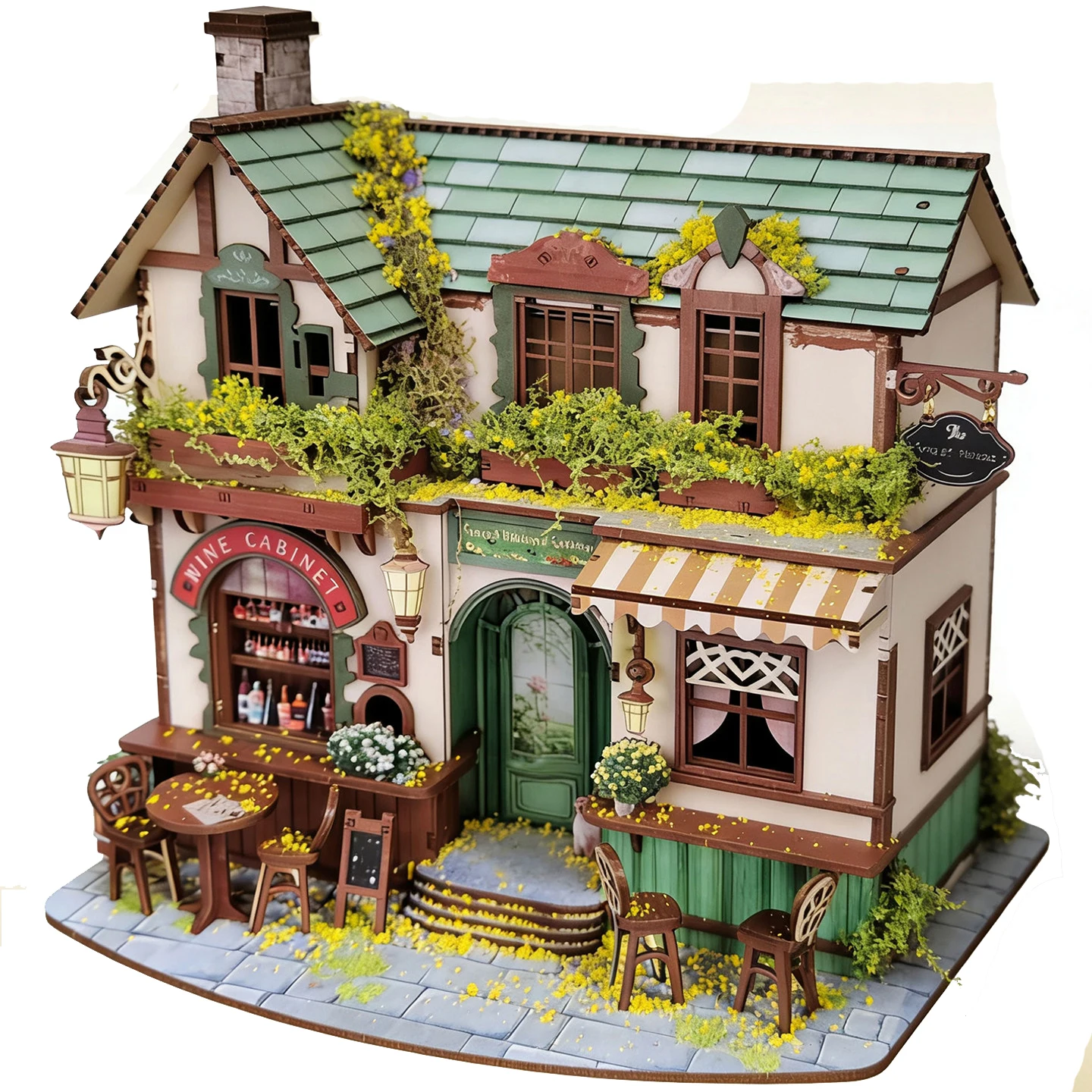 Casas de Madera en Miniatura para Armar, Figuras de Cabañas Forestales, Sujetalibros, Regalos de Cumpleaños para Amigos, Decoración del Hogar