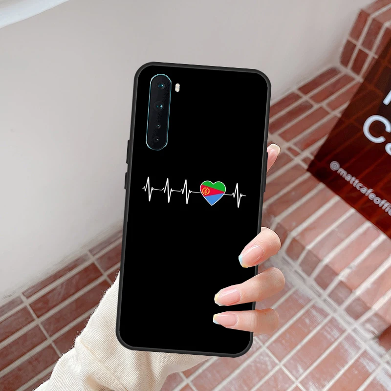 Custodia bandiera dell'Eritrea per OnePlus 13 12 11 13s 13R 12R 10R 10T 8T OnePlus Nord 5 CE 3 2 4 Lite N20 N30 Cover