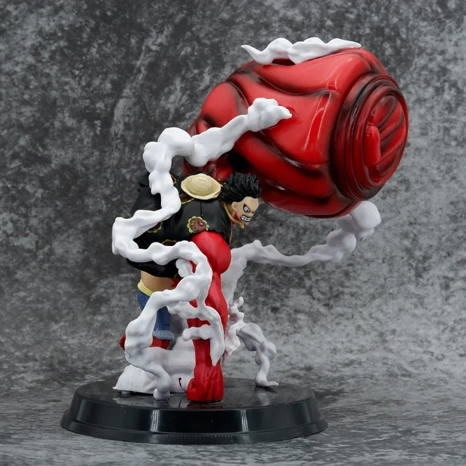 One Piece Luffy Gear 4 Figurine en PVC pour Enfants et Adultes, Jouets Anime, Cadeau de Dessin Animé Manga Japonais, 25cm