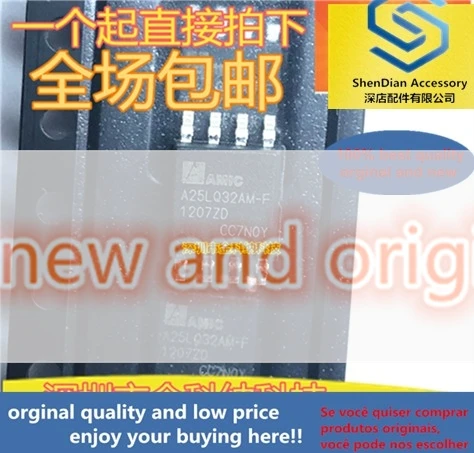 10pcs only orginal new A25LQ32AM-F 32Mbit flash memory chip SOP8 wide body