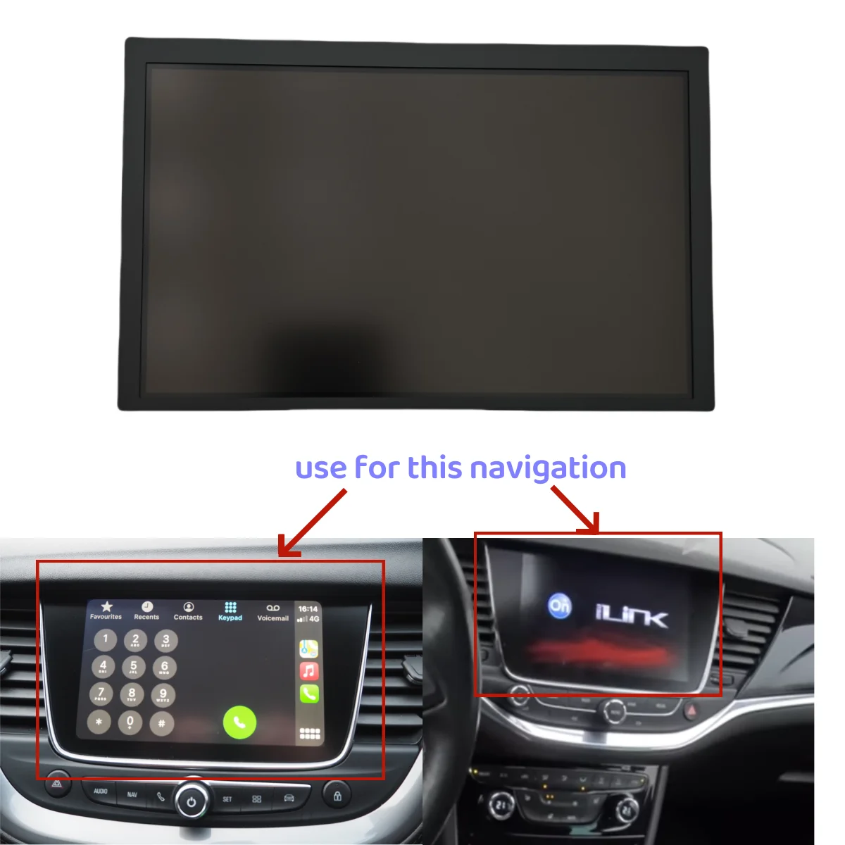

8 Inch Car LCD Display for Ford LQ080Y5DZ06 LQ080Y5DZ09 LQ080Y5DZ10 LQ080Y5DZ12 LCD Screen Inner Screen