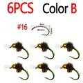 6pcs Color B size16