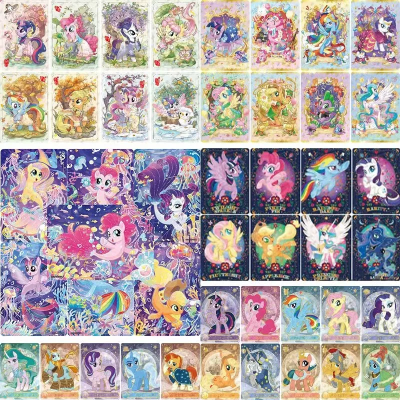 

KAYOU Genuine My Little Pony Card Friendship Eternal 6 7 8 Huiyue Series SC SLR SGR UR Симпатичная принцесса Аниме Коллекционные карты Игрушка