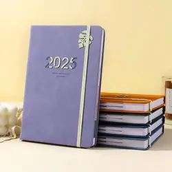 2025 A5 Agenda Book Portable Diary Weekly Planner Notebooks To Do List English Notepad With Calendar School Office Supplies