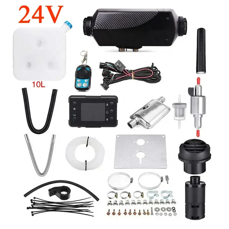 High Quality Made in China Split Type Noise Reduction Car  12V 24V  5kw 8kw  Truck air Parking Heater diesel Parking Heater