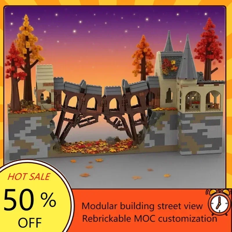 2235PCS DIY Holz Brücke MOC Kit Kreative Street View Benutzerdefinierte Puzzle Pädagogisches Montage Spielzeug Modell Geschenk Technologie Enthusiasten