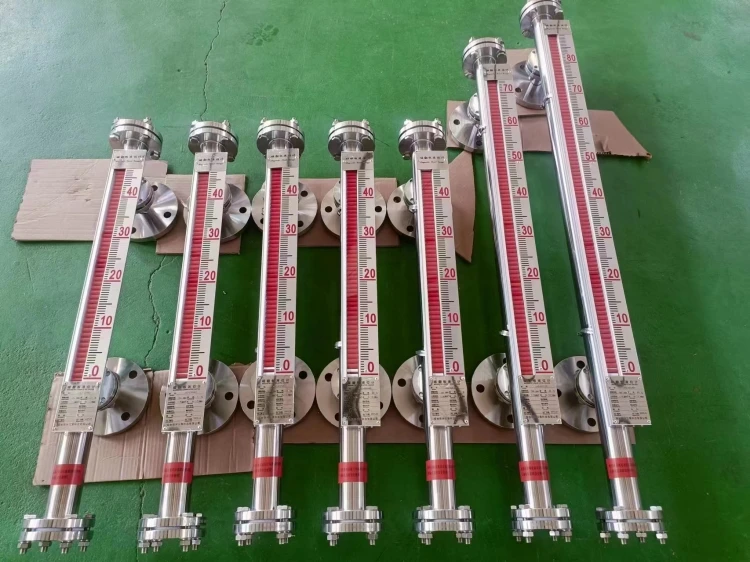 Commercial Magnetic Level Gauge Stainless Steel 4~20mA Hydraulic Oil Fuel Tank Level Transmitter