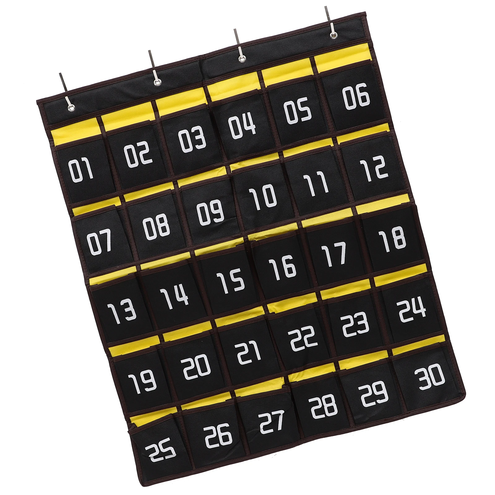 30 Pockets Cell Phone Storage Bag Wall Hanging ganizer for Classroom Dormitory Office Workshop PHONE HOLDER Numbered Chart