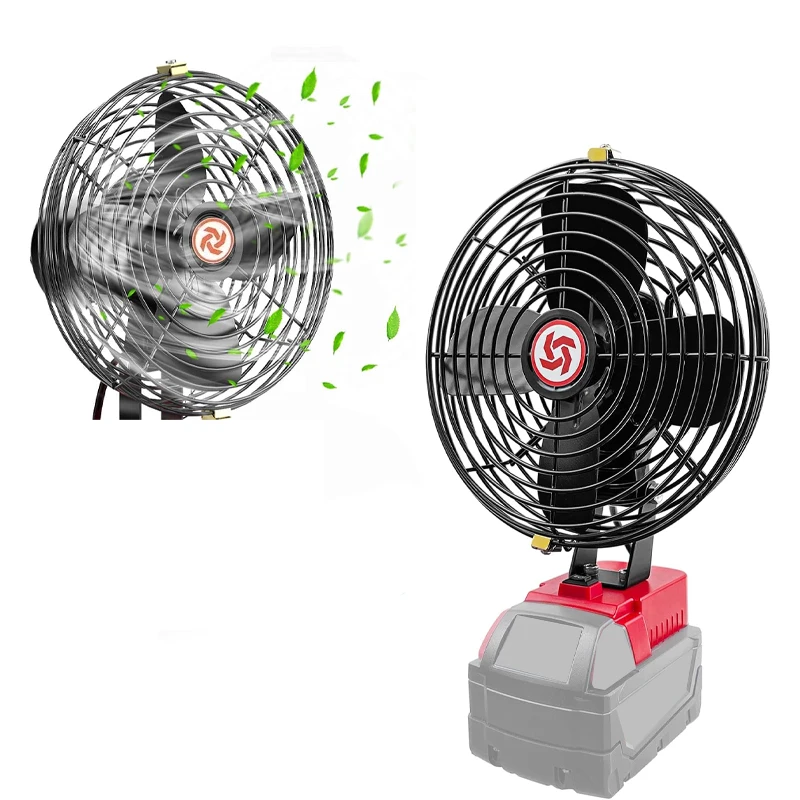 

Portable Cordless Fan Compatible for Milwaukee 18V Battery-powered Fan for Workshop Outdoor Camping Travel Jobsite Fan Bare Tool