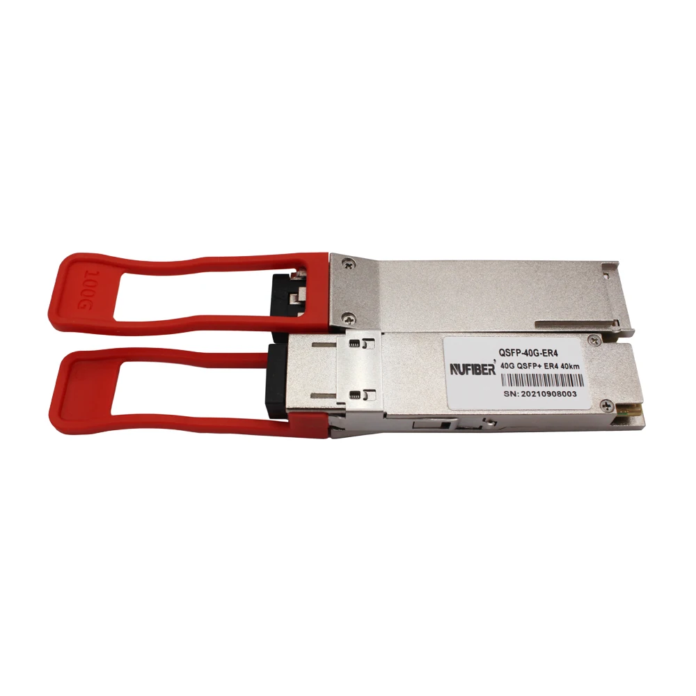 40G QSFP+ ER 40km Dual Fiber Optical Module with 2 LC Fiber Optic Transceivers 1310nm Single Model Duplex for 4G IP POE Networks