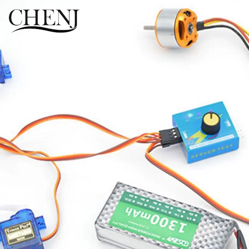 

Multi Servo Tester 3CH ECS Consistency Speed Controler Power Channels CCPM Meter For Rc Drone Car Boat Airplane Models