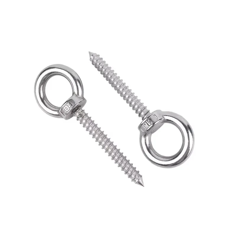M4 M5 M6 M8 M10 M12 Sound Tapping Screw 304 SS Sheep Eye Circular Hook Design