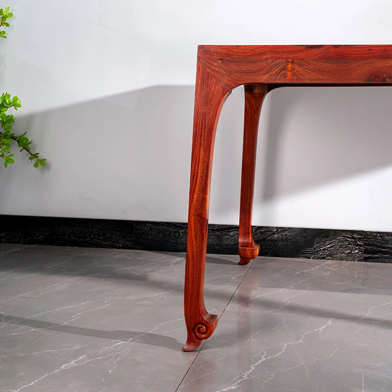 طاولة قهوة صينية جديدة خالية من الشمع وخالية من الطلاء، وطاولة شاي عالية القدم، وأثاث غرفة المعيشة