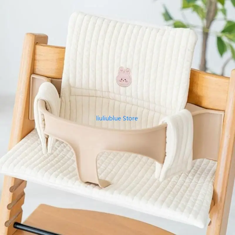 

Toddlers Pad Soft & Breathable for Dining Chairs Detachable Cartoon Baby Cushion Nonslip Bottom Pad Shower Gift 62CF