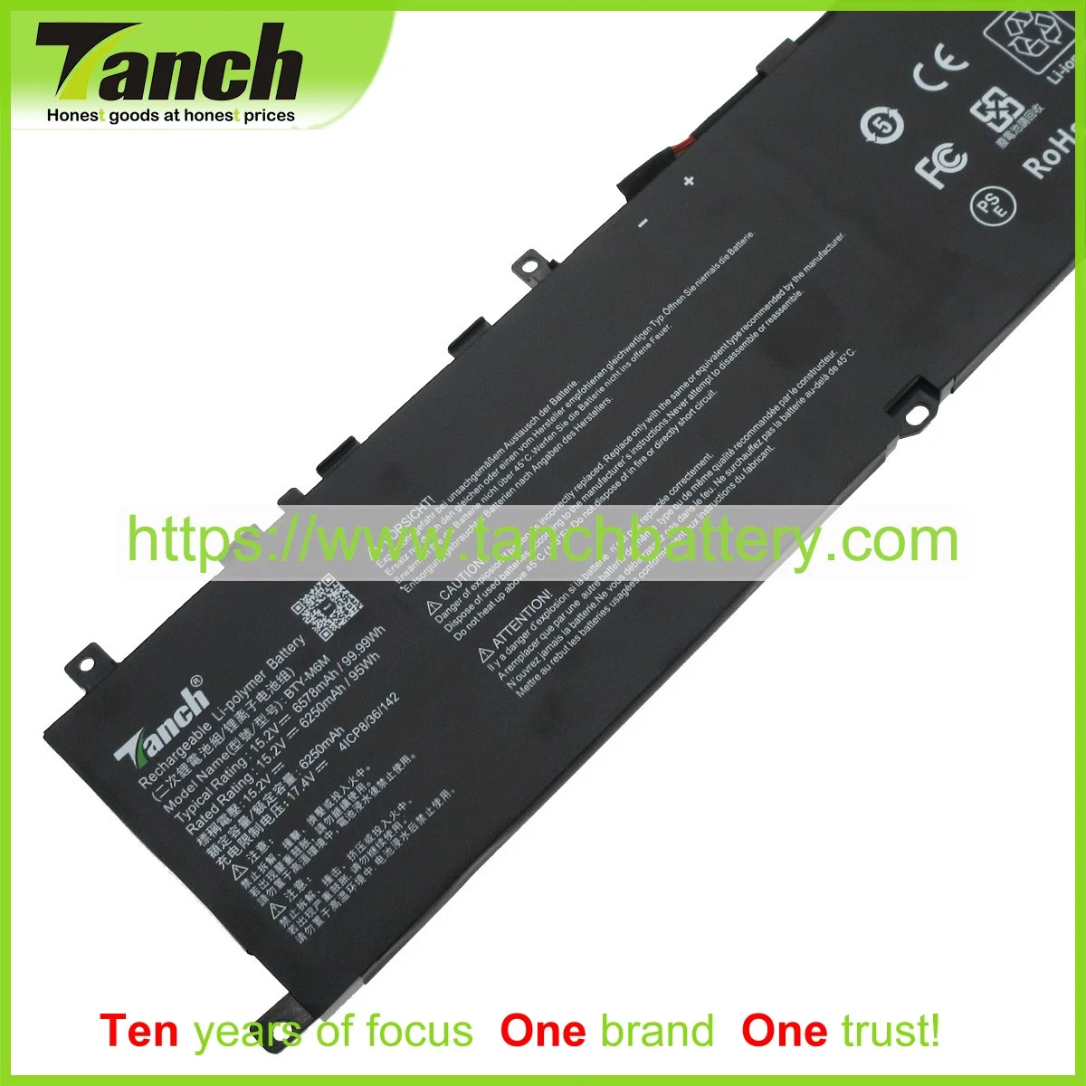 

Tanch Laptop Batteries for MSI GS66 Stealth 10SGS CREATOR 15 A10SDT WS66 10TM T 15 A10SET 12UGS-246 15 A10SF GE76 RAIDER