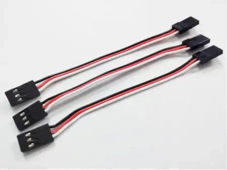 

2025 new 10pcs/lot 10CM Male to Male JR Plug Servo Extension Lead Wire Cable 100mm for RC Plane Quadcopter
