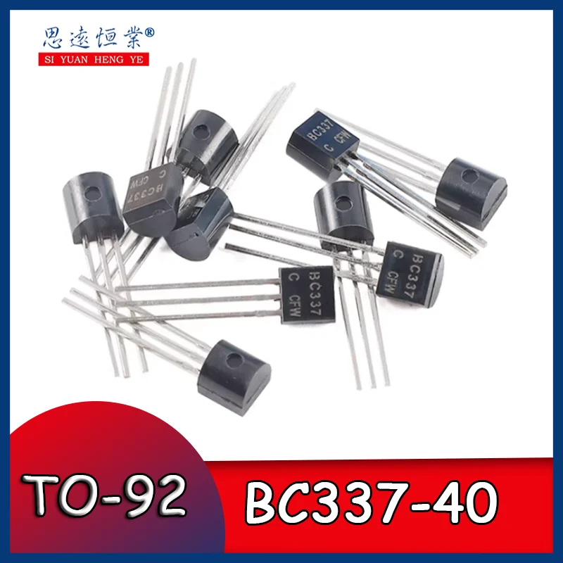 50pcs Original genuine BC337-40 TO-92 45V 800mA NPN transistor