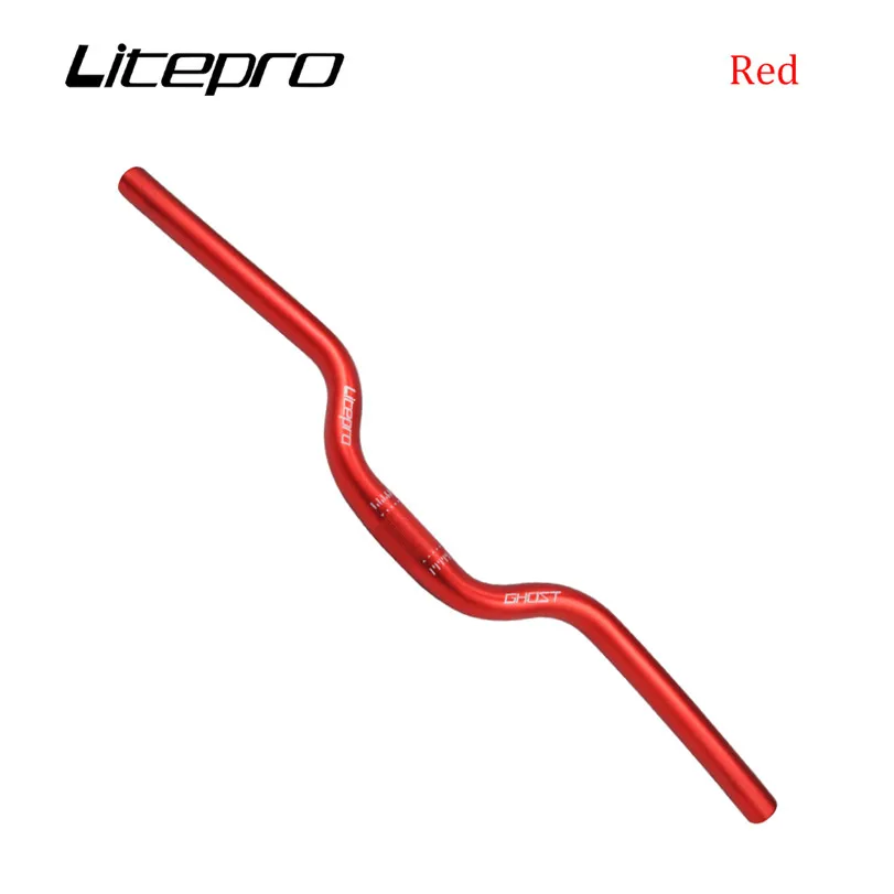 Litepro Bicycle Aluminum Alloy Handlebar 25.4*580MM Bike M-type Comfortable Handlebar For Folding Riding Accessories