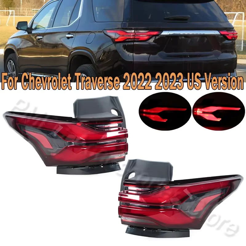 

Tail Light Assembly Rear Brake Light Turn Signal Lamp Fog Lamp For Chevrolet Traverse 2022 2023 US Version 86785341 86785340
