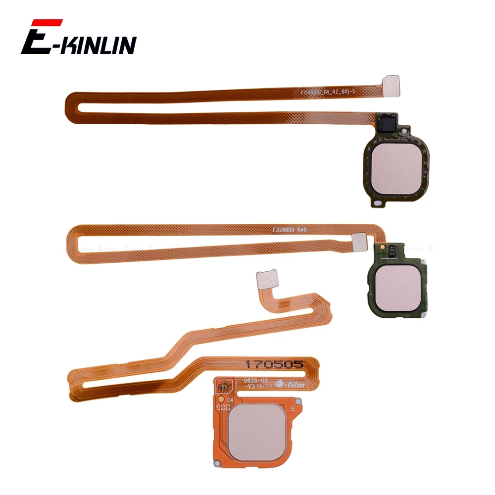 

Touch ID Fingerprint Connector Scanner Sensor Home Return Key Menu Button Flex For HuaWei Honor 6C 6A 6X 5C Pro GR5 2017