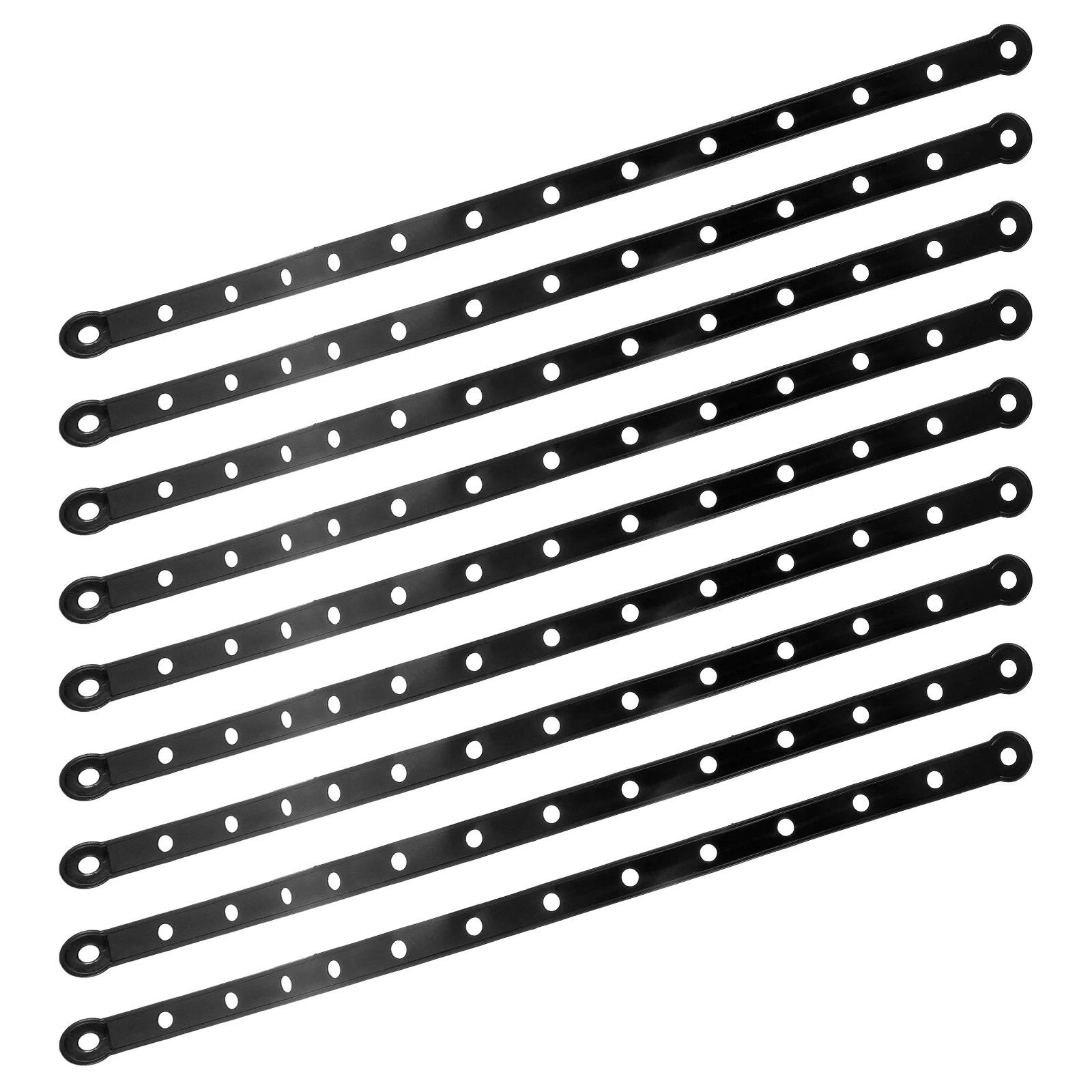 

20 Pcs Hanger Connection Strip Black Plastic Clothes Hangers Space Saving Closet Organizer Wardrobe Strips Coat Connector