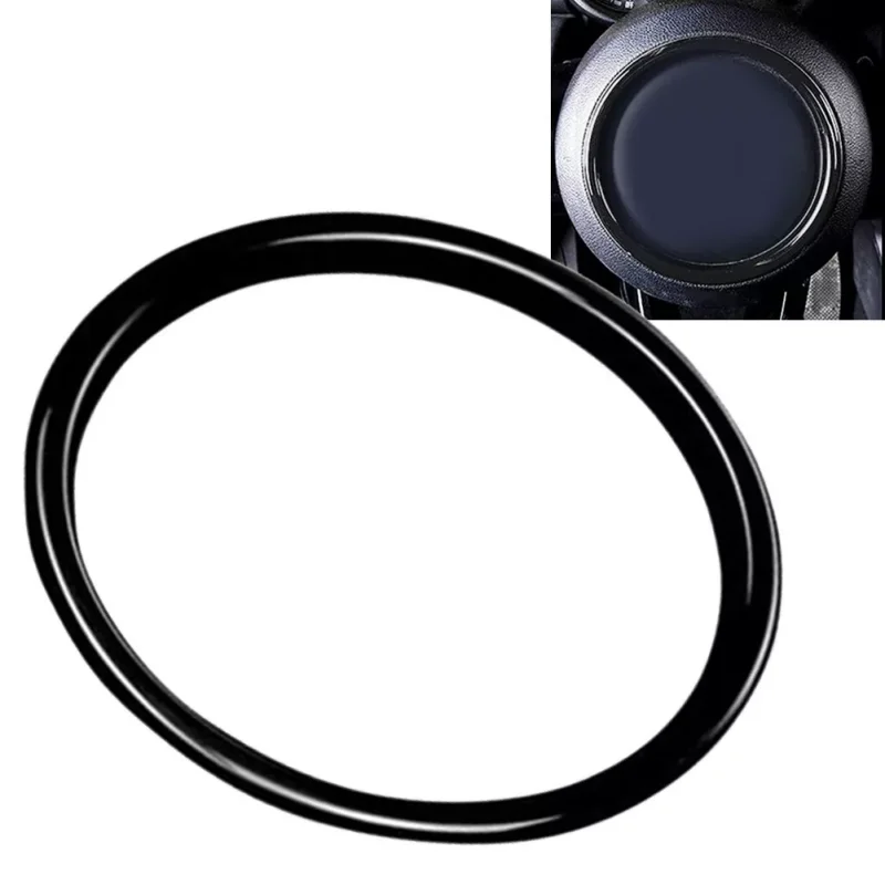 

Steering Wheel Center Ring Cover Styling Car Accessories For Mini F54 F55 F56 F57 F60 Black Steering Wheel Hubs Parts