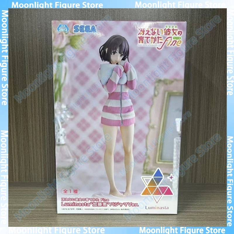 

In Stock SEGA Luminasta Megumi Kato Home Clothing Pajamas Desktop Cute Dolls Anime Action Figure Toy Gift Model Collection