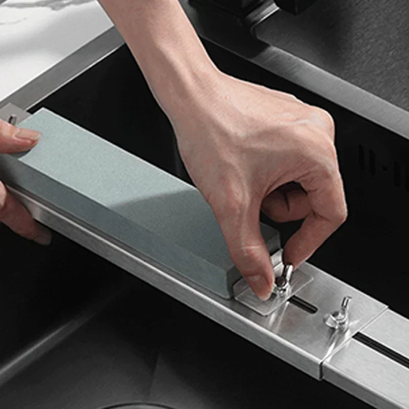 シャープナー水砥石プレート研削研磨ガジェットベースシンクブラケットシンクブリッジホルダー修正修理石ナイフ