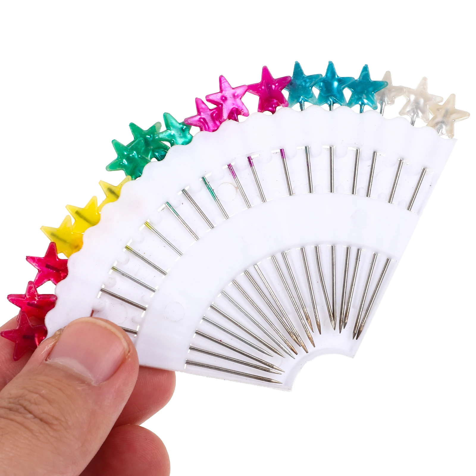 

10 Sets Colorful Pearlescent Needles Pin For Sewing Clothes Quilting Pins Accessories Fixing Tool Sector