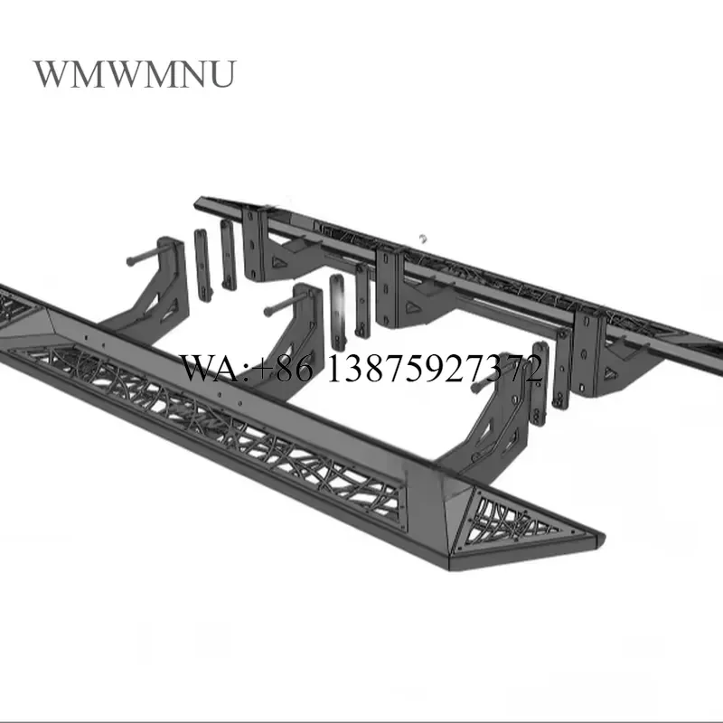 Wmwmnu New Arrival Offroad Competition Bumper Side Step Engine Skid Plate Off-road Modification Accessories Fit for 2022