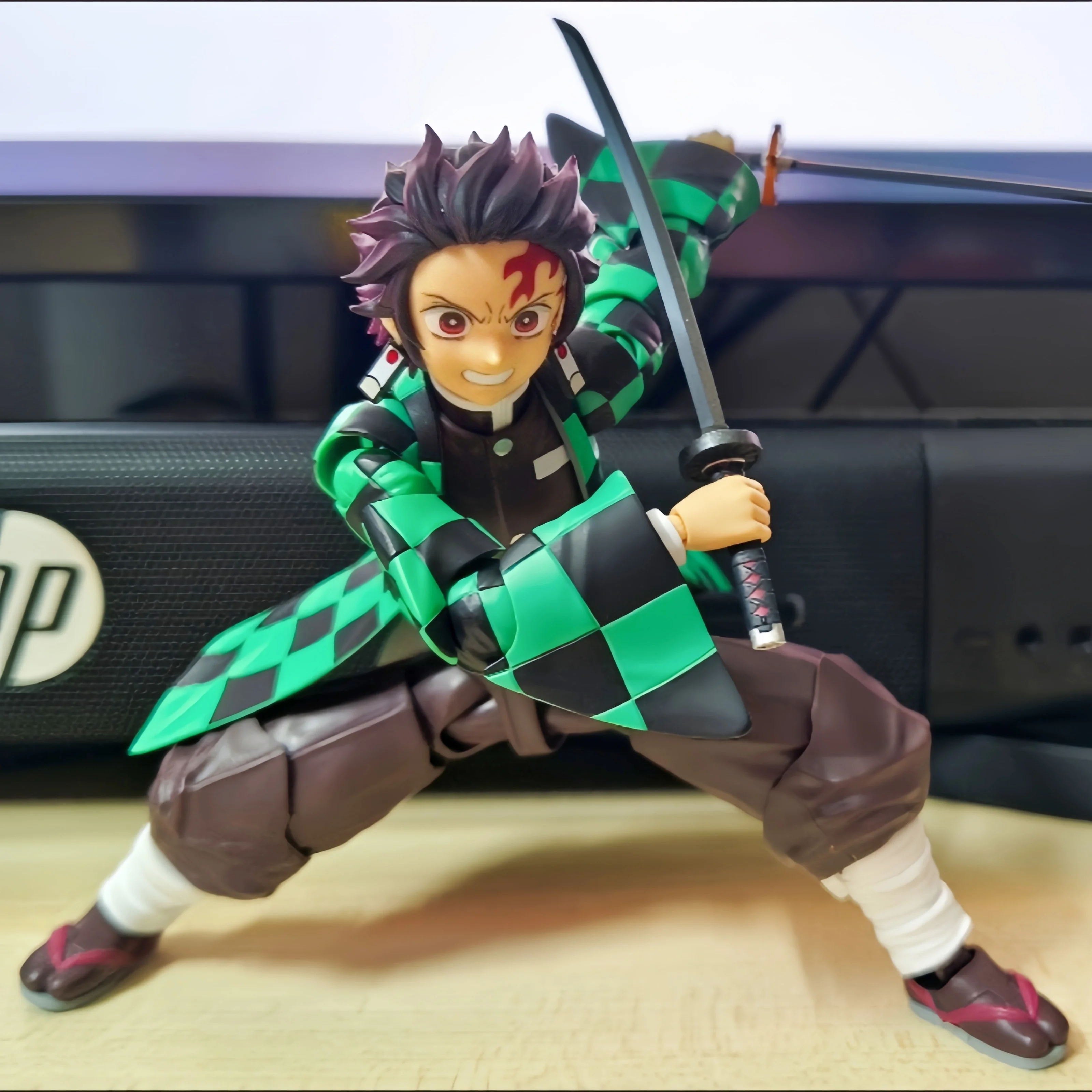 Anime Hobby Hot Sale Original Bandai S.H.Figuarts Demon Slayer Kamado Tanjirou Action Figures Toys Gifts Model Genuine Collecte